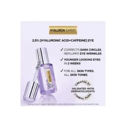 SÉRUM YEUX 2,5% ACIDE HYALURONIQUE + CAFÉINE REVITALIFT FILLER L'OREAL